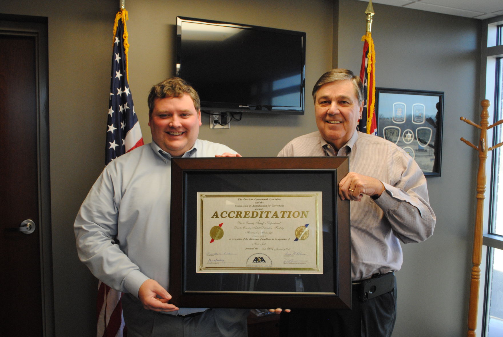 Adult Detention Center receives accreditation